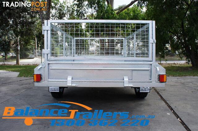 8X5 HEAVY DUTY SINGLE AXLE BOX TRAILER WITH BRAKE ATM1400KG - photo 2 of 14