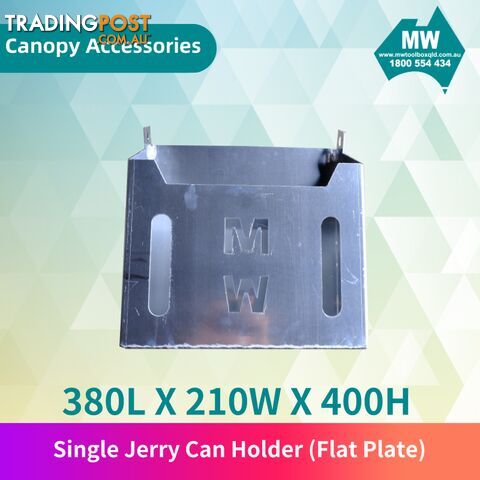 SINGLE JERRY CAN HOLDER FLAT PLATE