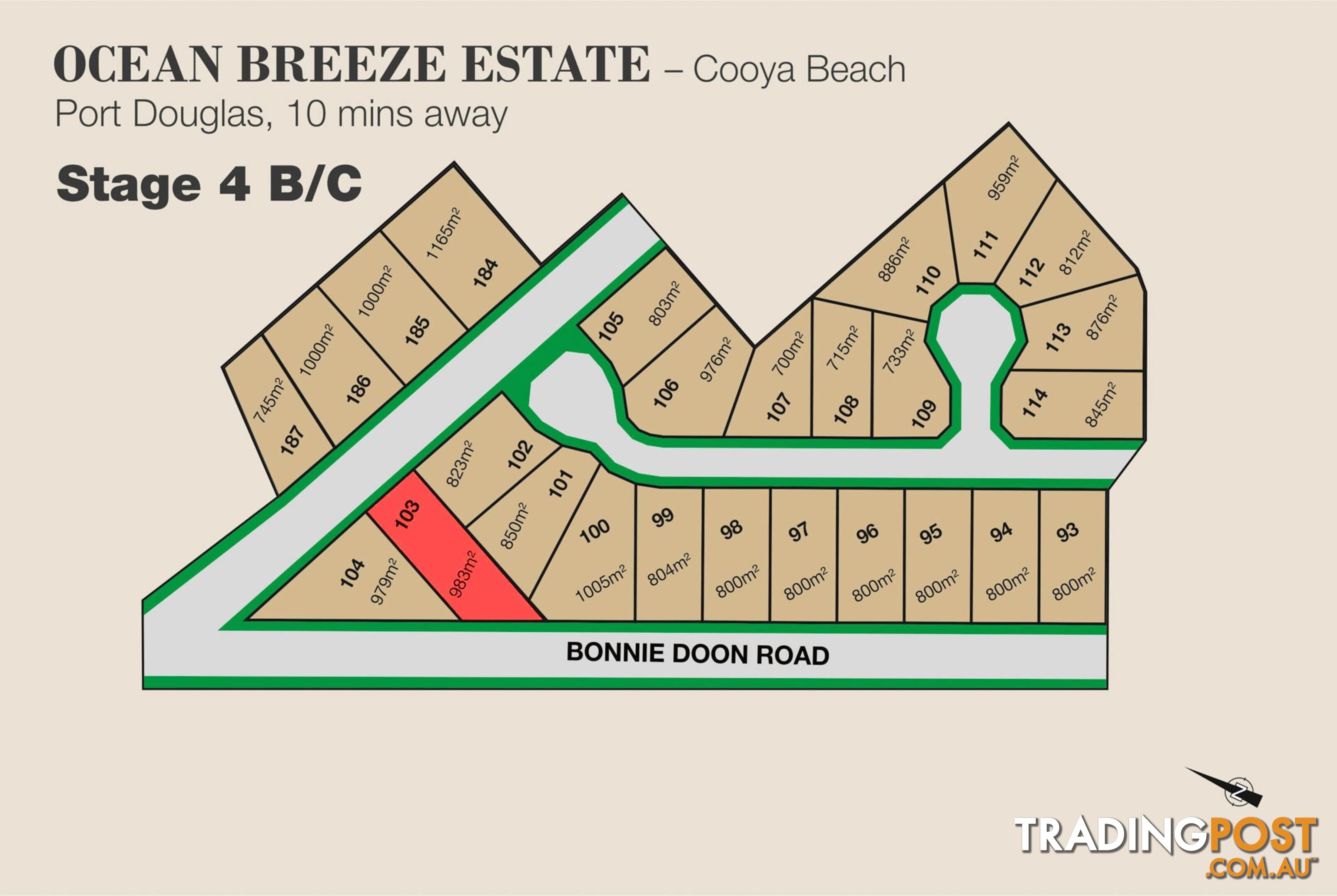 Lot 103 Cooya Beach Road BONNIE DOON QLD 4873