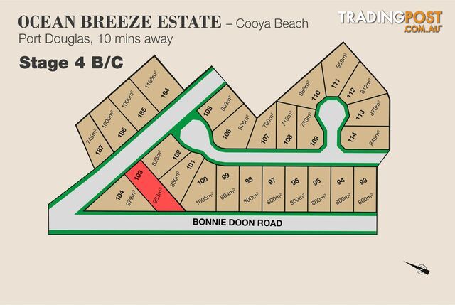 Lot 103 Cooya Beach Road BONNIE DOON QLD 4873