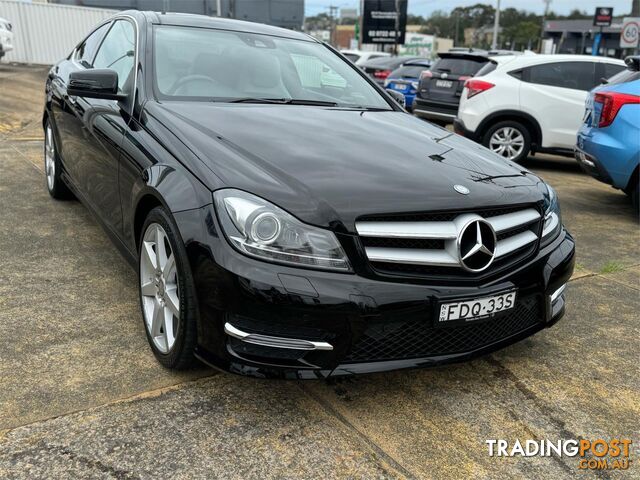 2012 MERCEDES-BENZ C-CLASS C250CDIBLUEEFFICIENCY C204MY13 COUPE