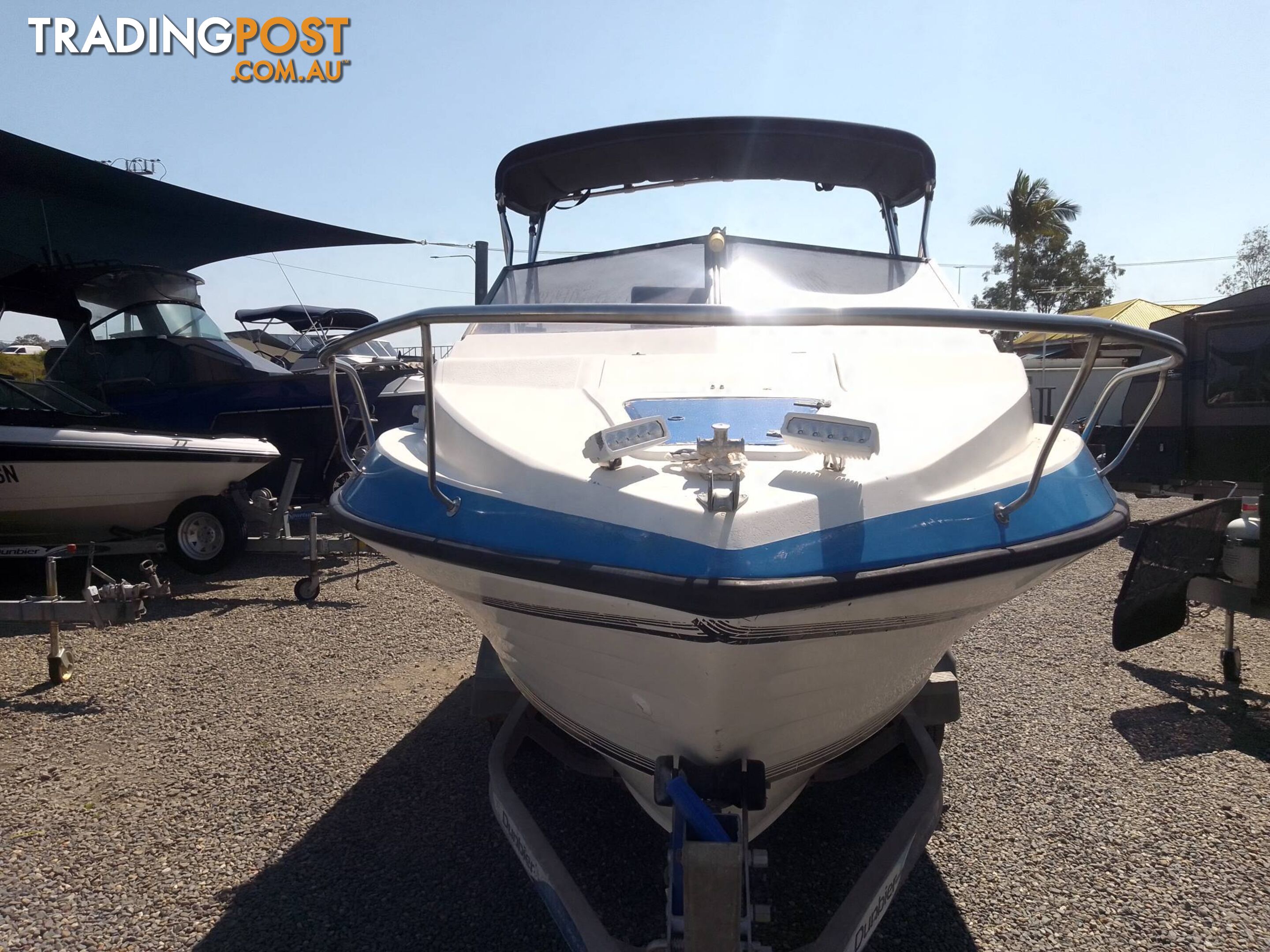 YALTA CRAFT ODESSA 18-100HP YAMAHA 4 STROKE AND DUNBIER TANDEM TRAILER