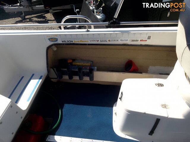 YALTA CRAFT ODESSA 18-100HP YAMAHA 4 STROKE AND DUNBIER TANDEM TRAILER