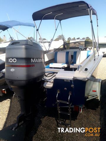 HAINES SIGNATURE 480RF GRP RUNABOUT-115HP MERCURY 4 STROKE AND TRAILER