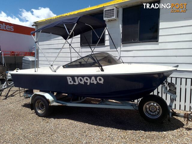 HAINES HUNTER V16R GRP RUNABOUT- MERCURY 115HP 4 STROKE AND TRAILER