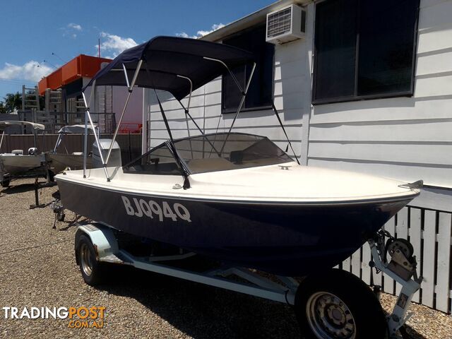 HAINES HUNTER V16R GRP RUNABOUT- MERCURY 115HP 4 STROKE AND TRAILER