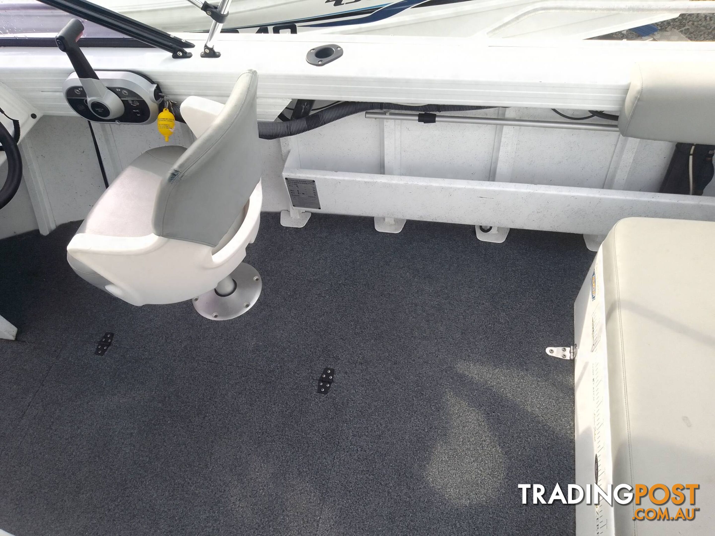 2017 STESSCO BREEZAWAY 4.6M RUNABOUT WITH 60HP MERCURY 4 STROKE AND TRAILER