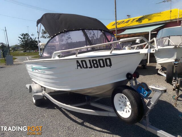 SEA JAY 435 CLASSIC 4.5M RUNABOUT-40HP HONDA 4 STROKE OUTBOARD AND TRAILER