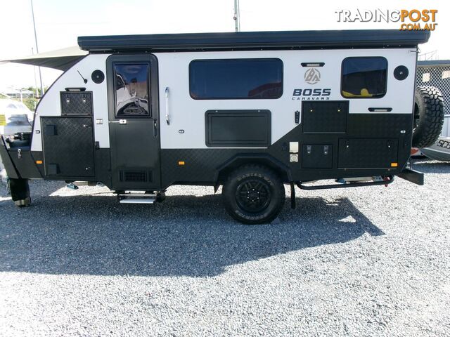 USED 2022 BOSS ADVENTURE PL BOSS XA15+ SINGLE AXLE OFFROAD HYBRID CARAVAN