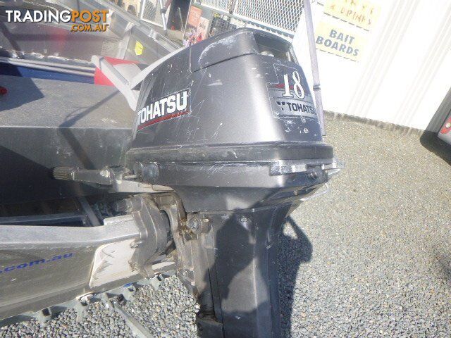 STESSCO TRIPPER 349 -18HP TOHATSU OUTBOARD & TRAILER