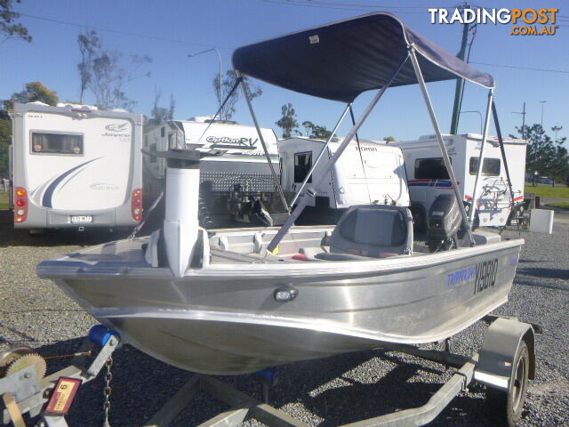 STESSCO TRIPPER 349 -18HP TOHATSU OUTBOARD & TRAILER