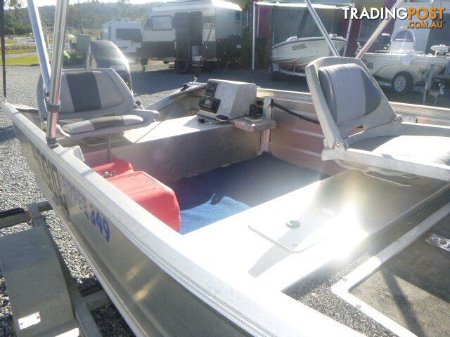 STESSCO TRIPPER 349 -18HP TOHATSU OUTBOARD & TRAILER