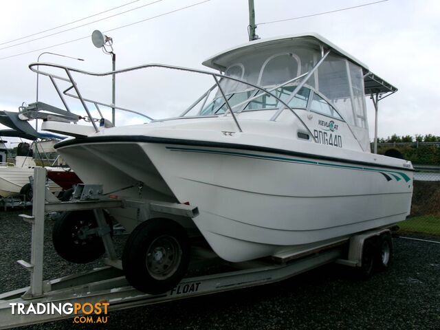 KEVLACAT OFFSHORE 24FT 2001POWERED BY TWIN 140 HP SUZUKI OUTBOARDS 2010 (DONE...