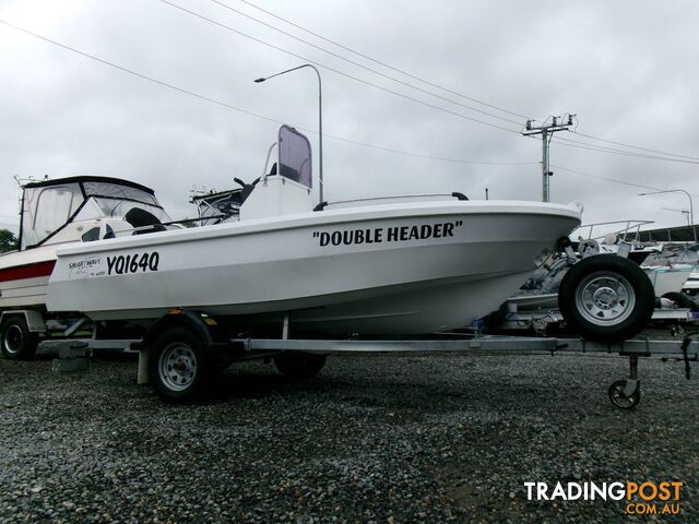 USED 2015 SMARTWAVE 420 CC POWERED BY 2016 50HP SUZUKI 4 STROKE OUTBOARD ON A...