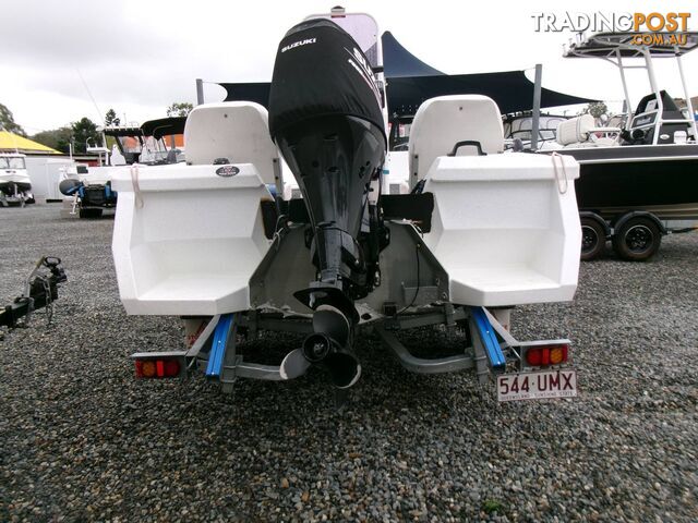 USED 2015 SMARTWAVE 420 CC POWERED BY 2016 50HP SUZUKI 4 STROKE OUTBOARD ON A SINGLE AXLE STONEGATE GALVANISED TRAILER - photo 5 of 19