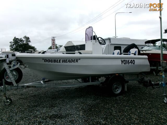 USED 2015 SMARTWAVE 420 CC POWERED BY 2016 50HP SUZUKI 4 STROKE OUTBOARD ON A SINGLE AXLE STONEGATE GALVANISED TRAILER - photo 4 of 19
