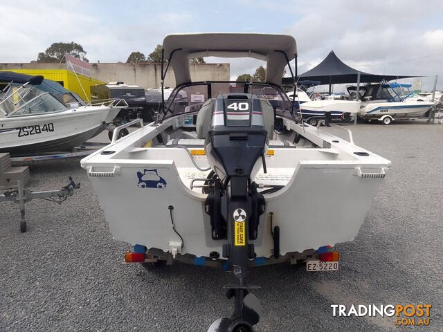 QUINTREX BREEZEABOUT 40HP EVINRUDE OUTBOARD 2 STROKE AND TRAILER