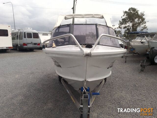 QUINTREX BREEZEABOUT 40HP EVINRUDE OUTBOARD 2 STROKE AND TRAILER