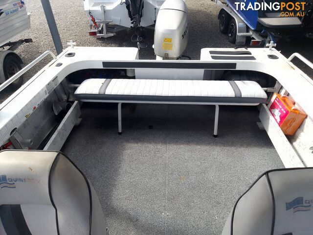 QUINTREX ESCAPE 4.5M WITH 50HP HONDA 4 STROKE OUTBOARD AND TRAILER