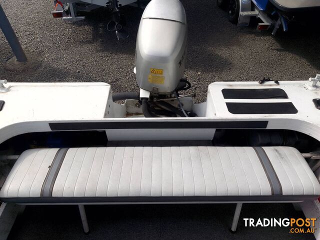 QUINTREX ESCAPE 4.5M WITH 50HP HONDA 4 STROKE OUTBOARD AND TRAILER