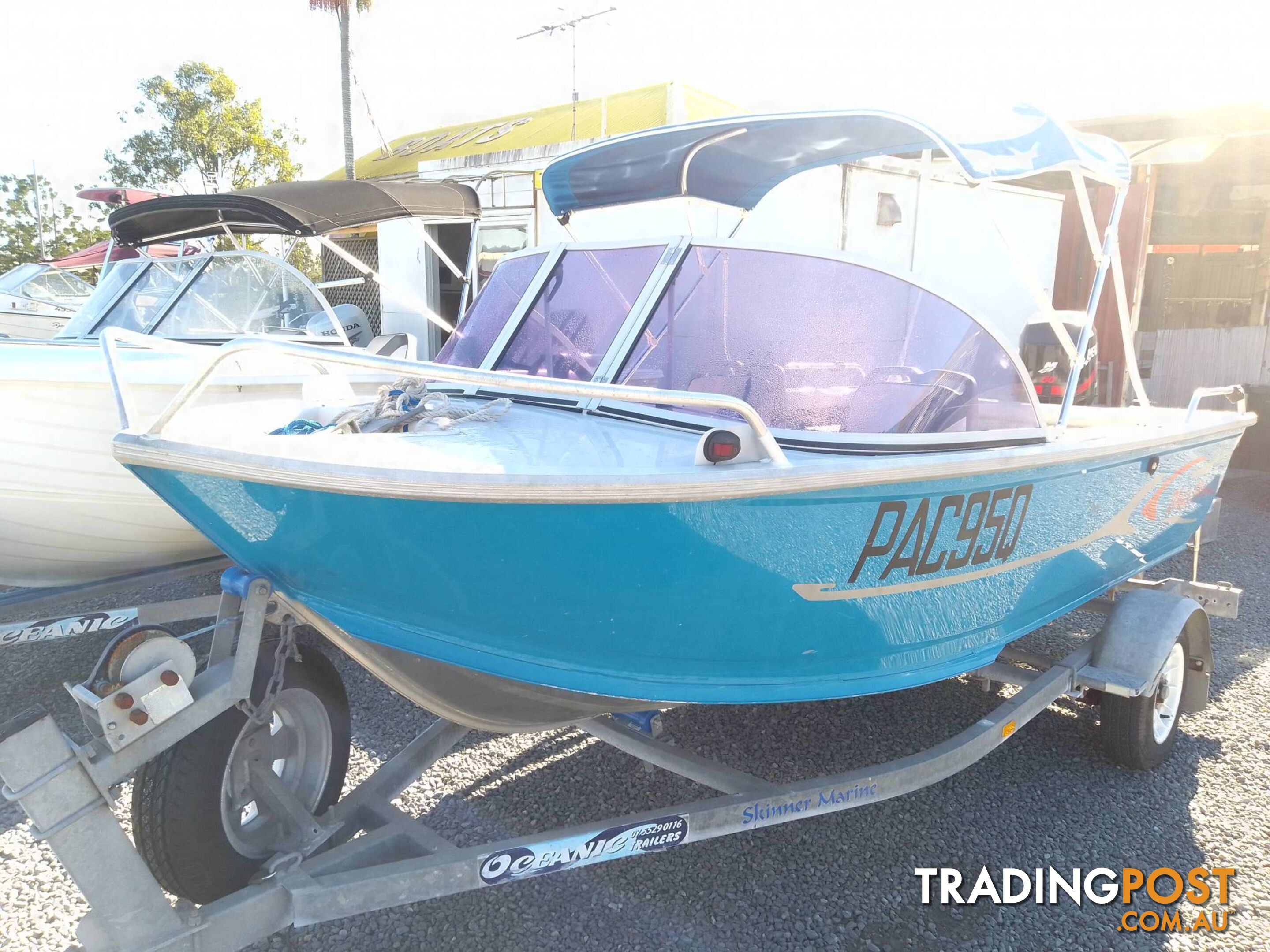 BLUE FIN DISCOVERY 4.2M RUNABOUT - 50HP MERCURY 4 STROKE AND TRAILER