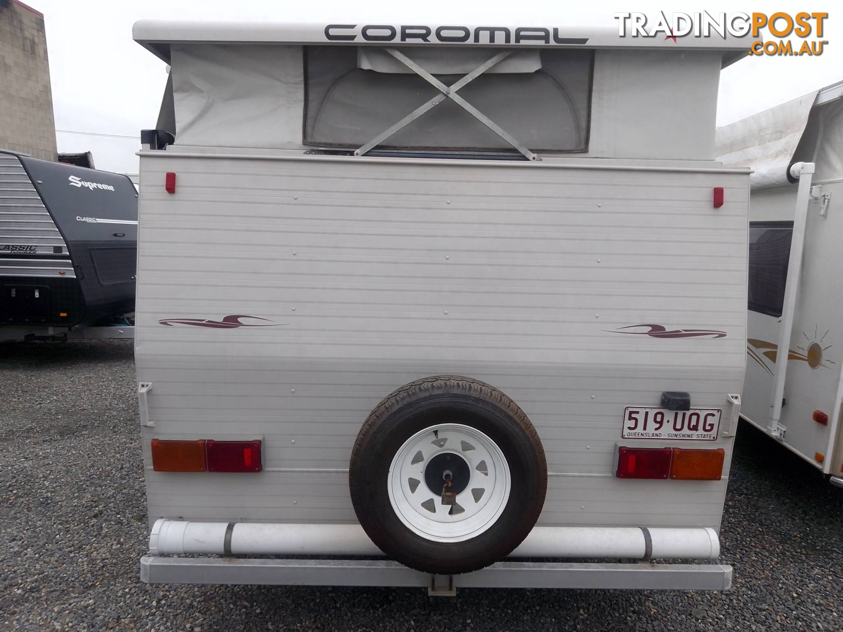 COROMAL EXCEL 542 POPTOP TOURING CARAVAN