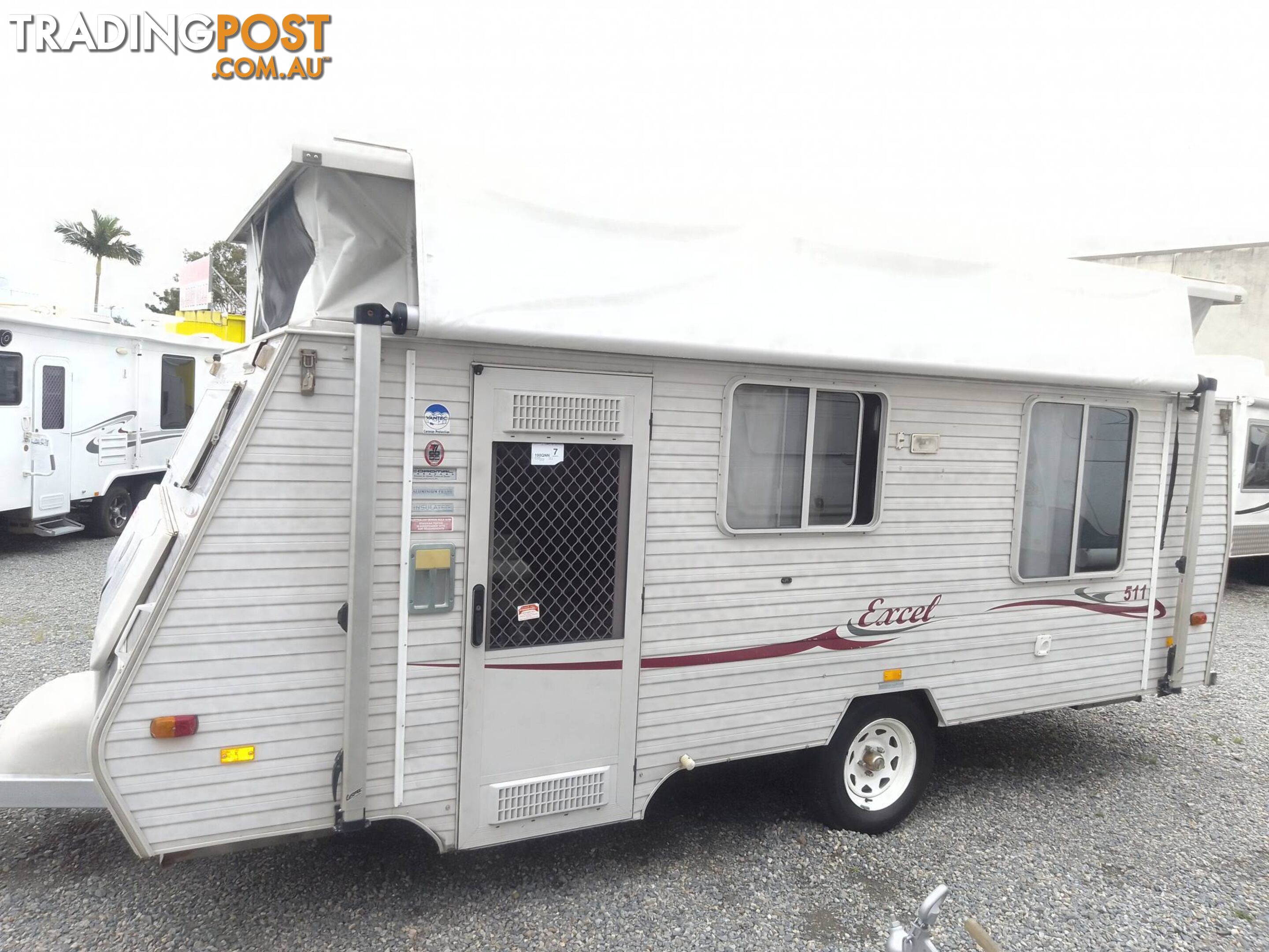 COROMAL EXCEL 515 POPTOP 17FT TOURING CARAVAN