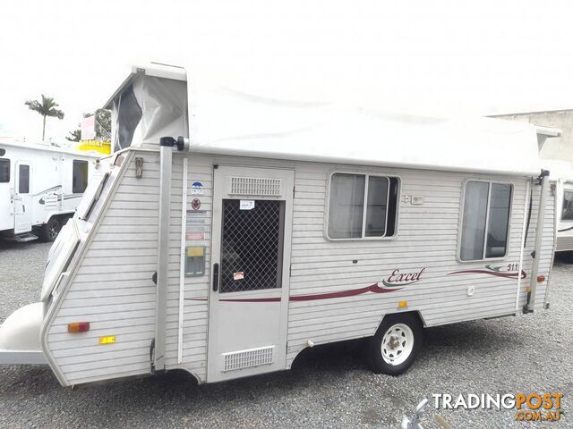 COROMAL EXCEL 515 POPTOP 17FT TOURING CARAVAN