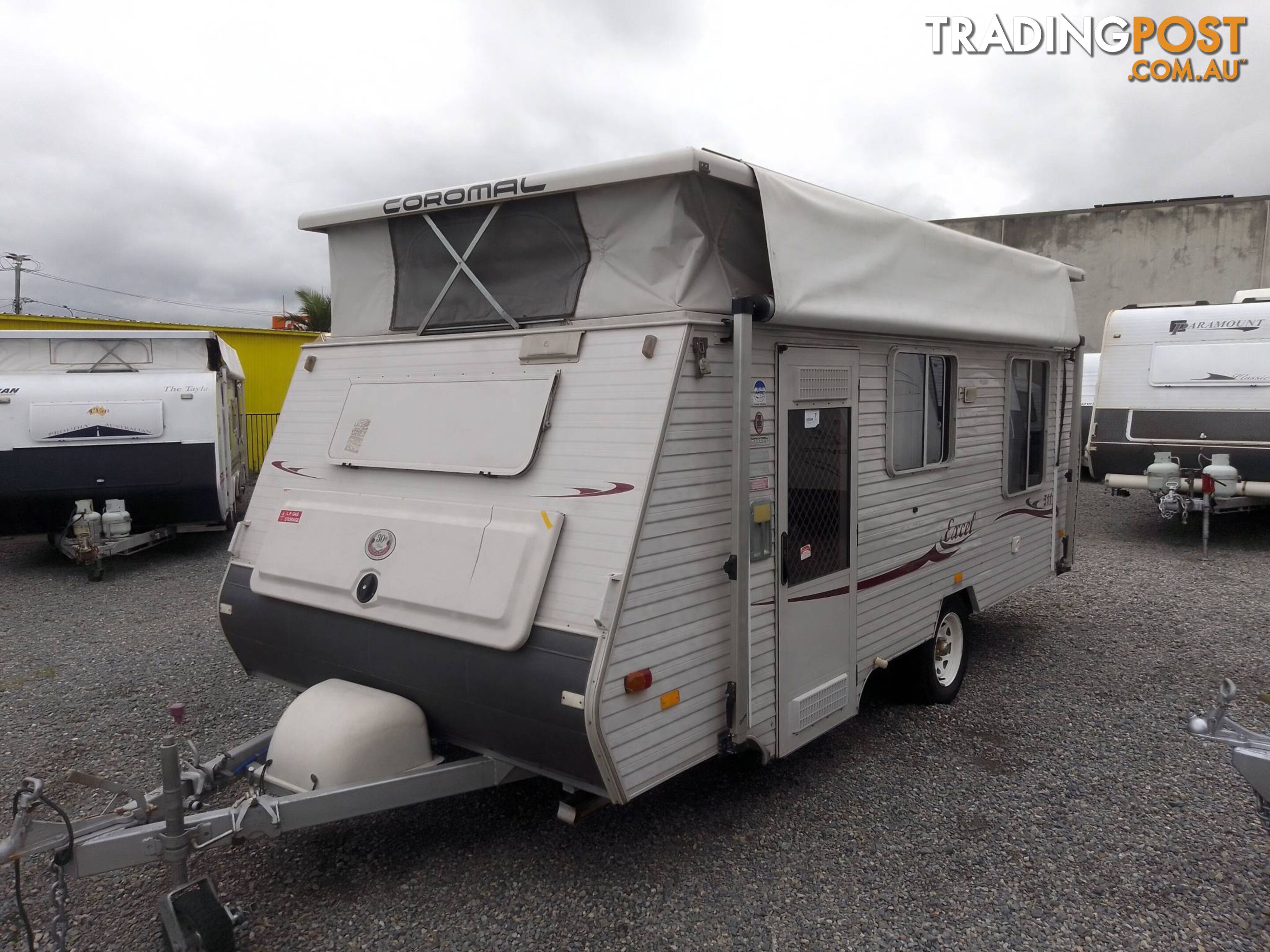 COROMAL EXCEL 515 POPTOP 17FT TOURING CARAVAN