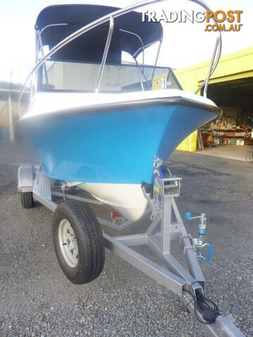 SEAFARER VIKING 4.9M CUDDY-115HP JOHNSON 2 STROKE AND TRAILER