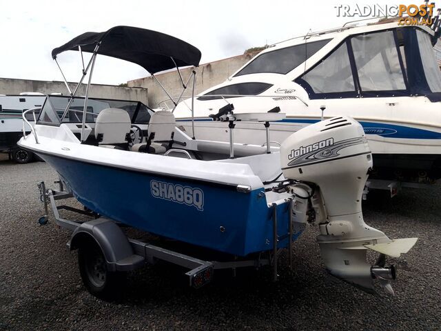 SEAFARER VIKING 4.9M CUDDY-115HP JOHNSON 2 STROKE AND TRAILER