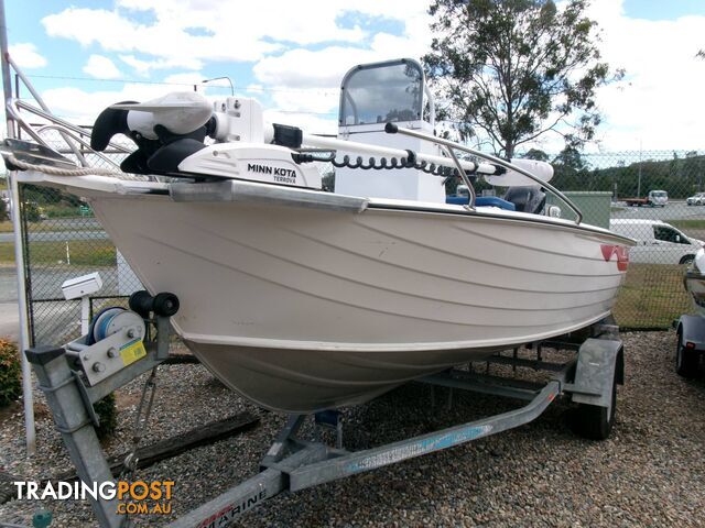 USED 2004 SAVAGE SAFARI 4.5M CENTRE CONSOLE POWERED BY A 2010 60HP MERCURY 4...