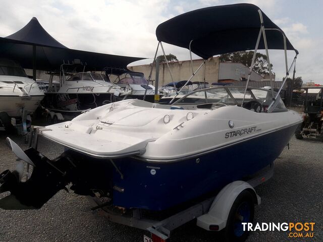 STARCRAFT BOWRIDER 2008 17FT- 130HP MERCRUISER 3.0L STERNDRIVE AND TRAILER