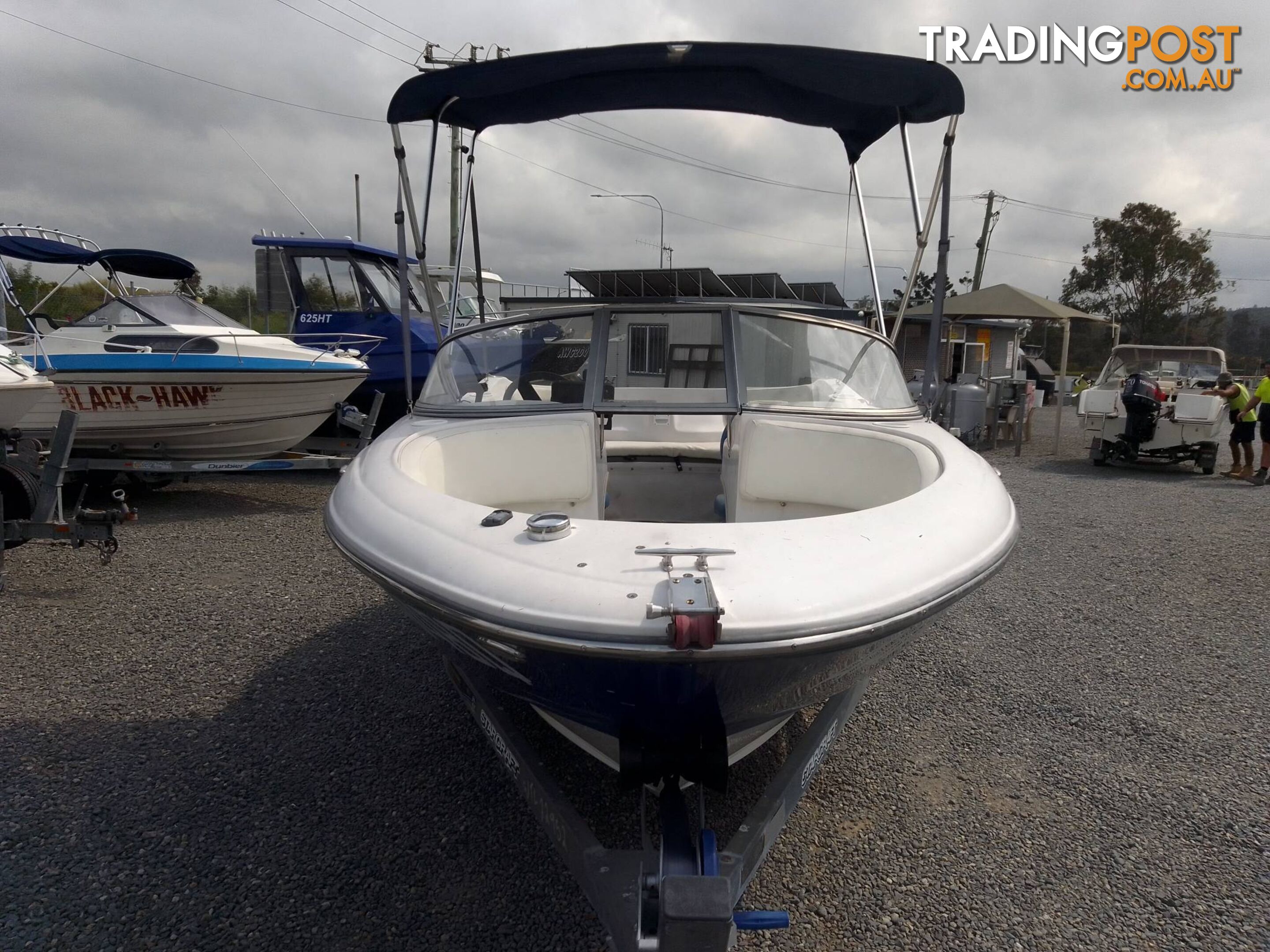 STARCRAFT BOWRIDER 2008 17FT- 130HP MERCRUISER 3.0L STERNDRIVE AND TRAILER