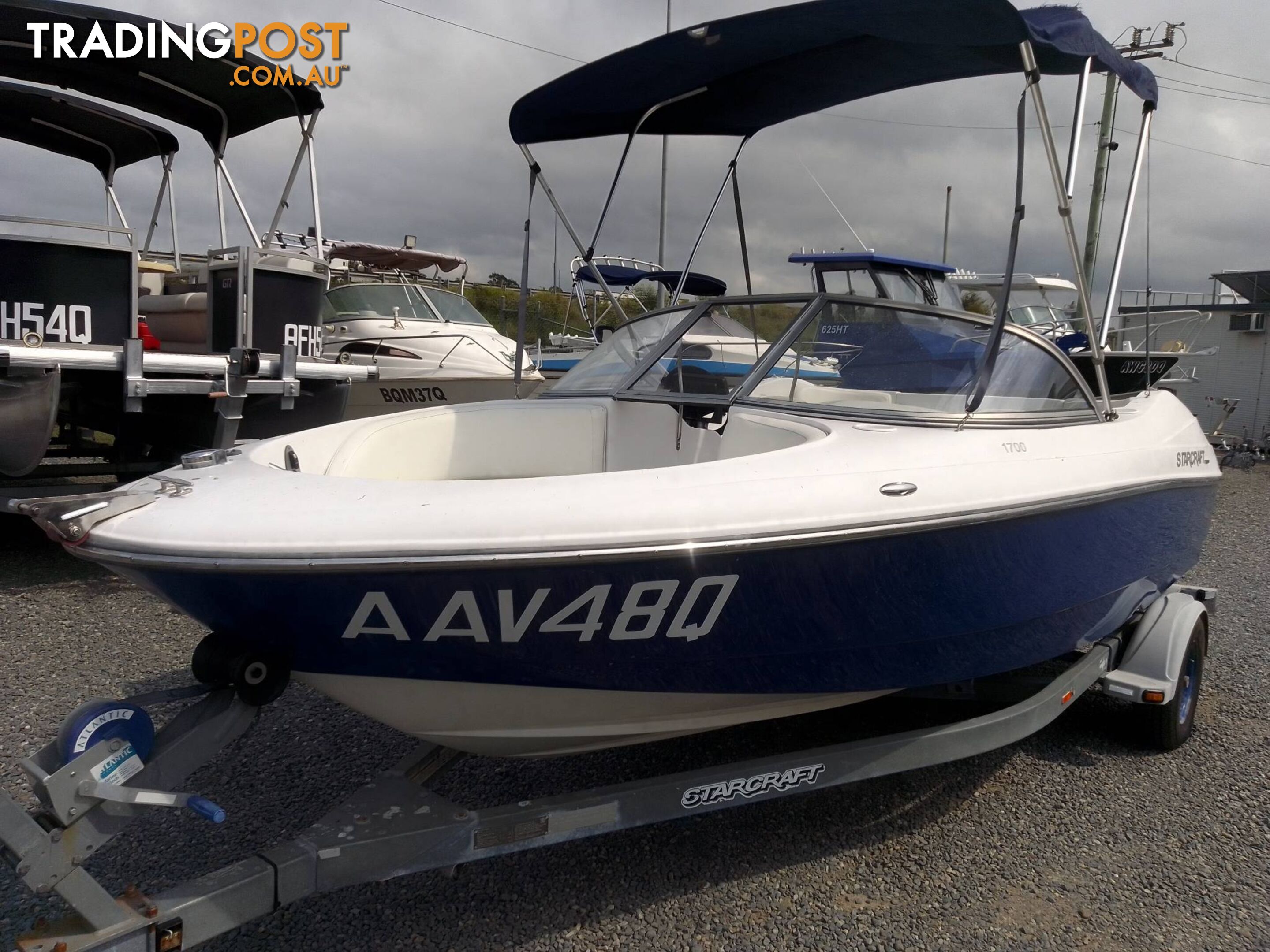 STARCRAFT BOWRIDER 2008 17FT- 130HP MERCRUISER 3.0L STERNDRIVE AND TRAILER