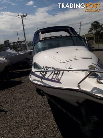 SEAFORCE 530 MATE PONTOON 1/2 CABIN-MERCURY 90HP OPTIMAX AND TRAILER