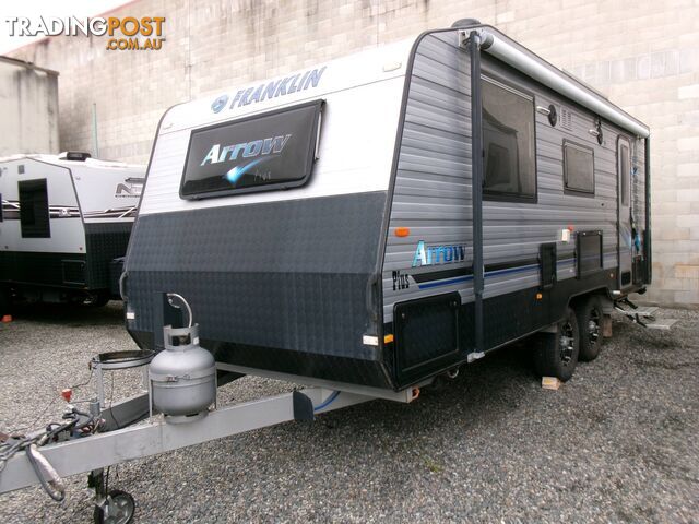 USED 2015 FRANKLIN ARROW 21FT DUAL AXLE OFFROAD CARAVAN