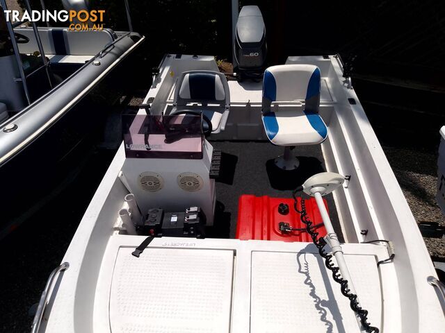 POLYCRAFT CHALLENGER 4.1M SIDE CONSOLE -60HP YAMAHA AND TRAILER