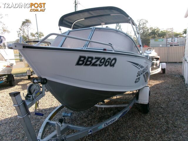 STACER SEAMASTER 4.29M 2020 RUNABOUT POWERED BY A 2019 50HP YAMAHA OUTBOARD 4...