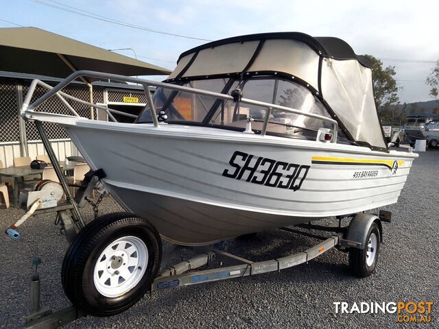 ALLY CRAFT BAY RAIDER 455-40HP YAMAHA 2 STROKE AND TRAILER