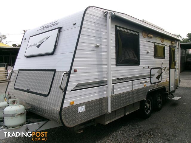 USED 2012 RETREAT STRADBROKE 19.6FT TOURING CARAVAN