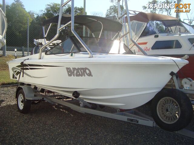 HAINES HUNTER 16R 1977 16FT RUNABOUT WITH 2001 YAMAHA 115HP SALWATER SERIES AND 2020 TRAILER.