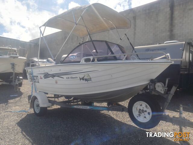 USED SEAJAY 4.1M 2004 RUNABOUT POWERED BY 4 STROKE 30 HP