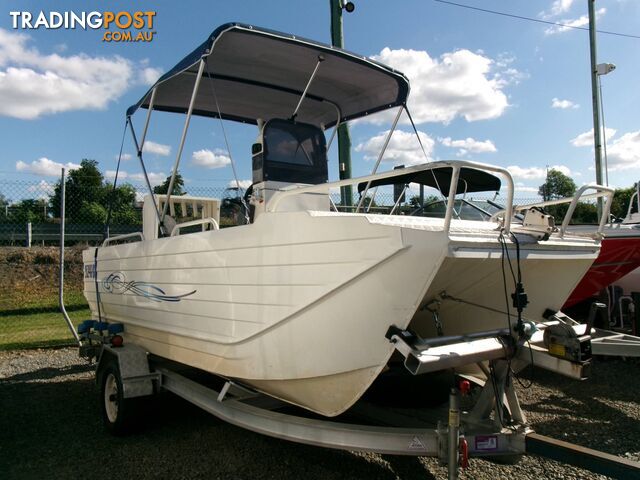 USED 2002 5 METRE WEBSTER TWINFISHER POWERED BY A 2012 YAMAHA 70HP 4 STROKE...