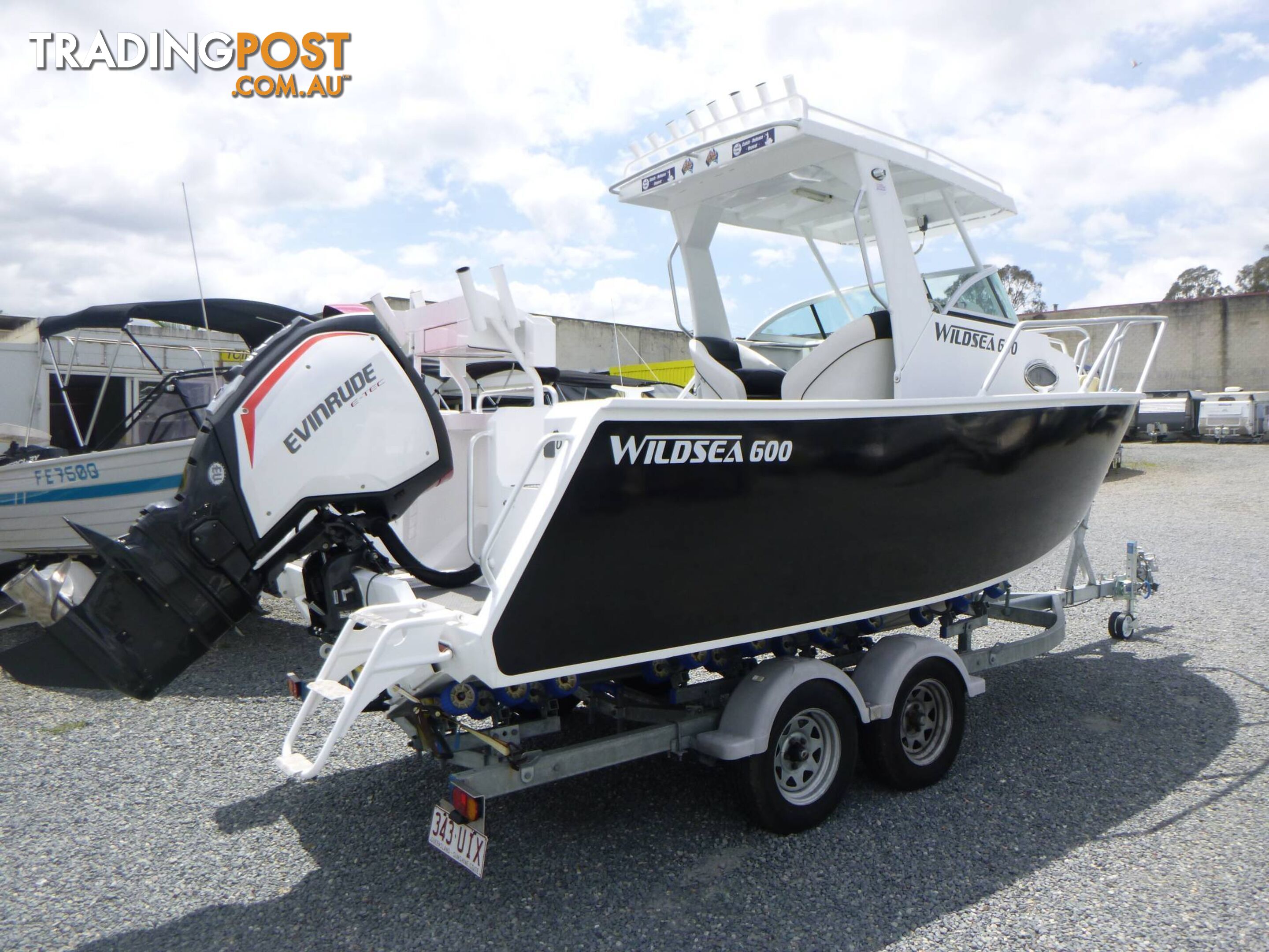 WILDSEA 600 WALKAROUND PLATEY-175HP ETEC AND 2019 AORT TRAILER