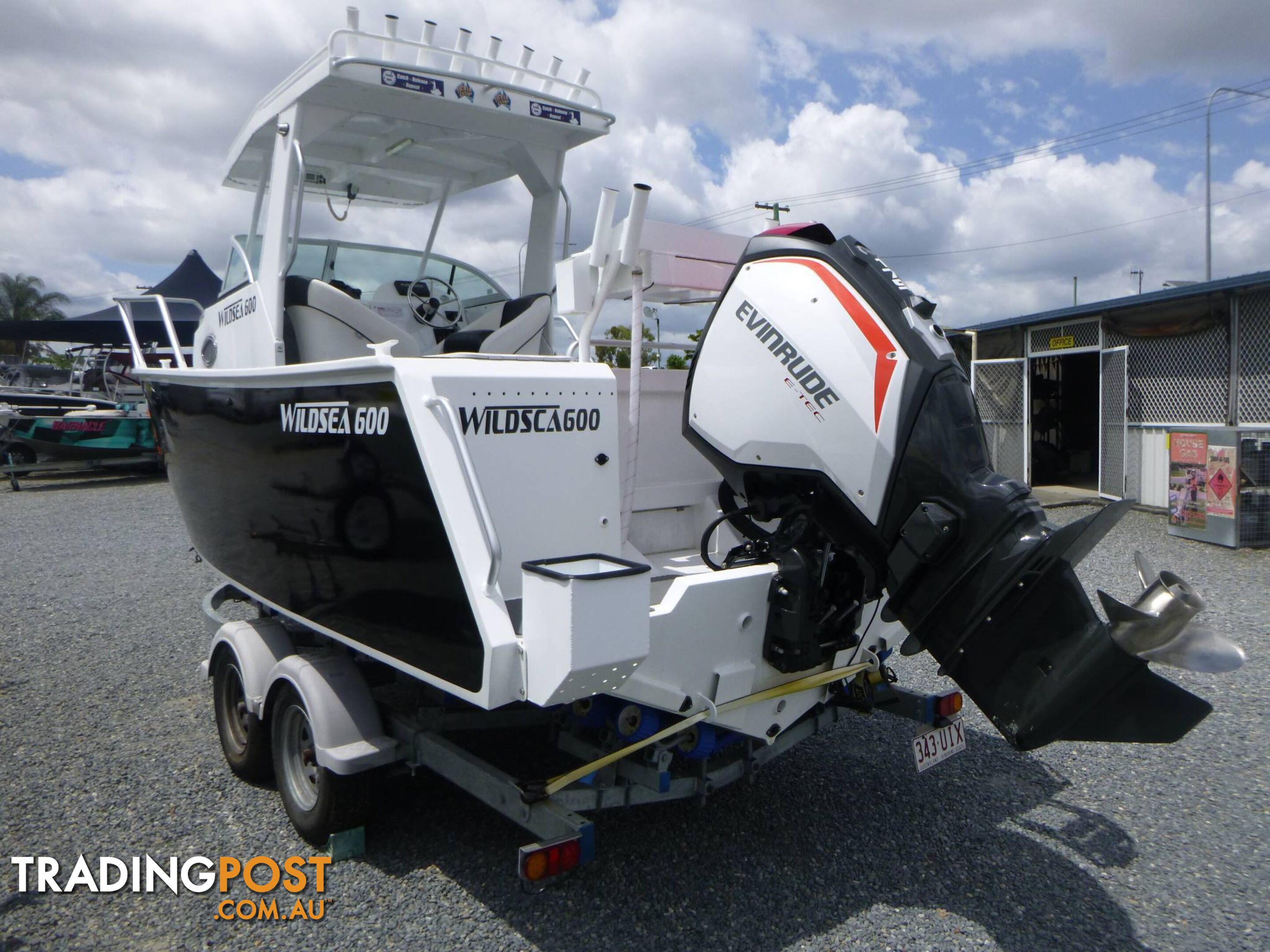 WILDSEA 600 WALKAROUND PLATEY-175HP ETEC AND 2019 AORT TRAILER