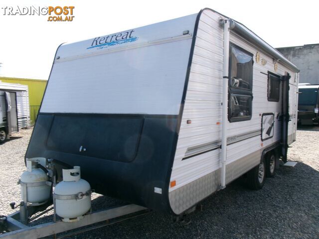 USED 2010 RETREAT MACQUARIE TOURING CARAVAN - 21FT