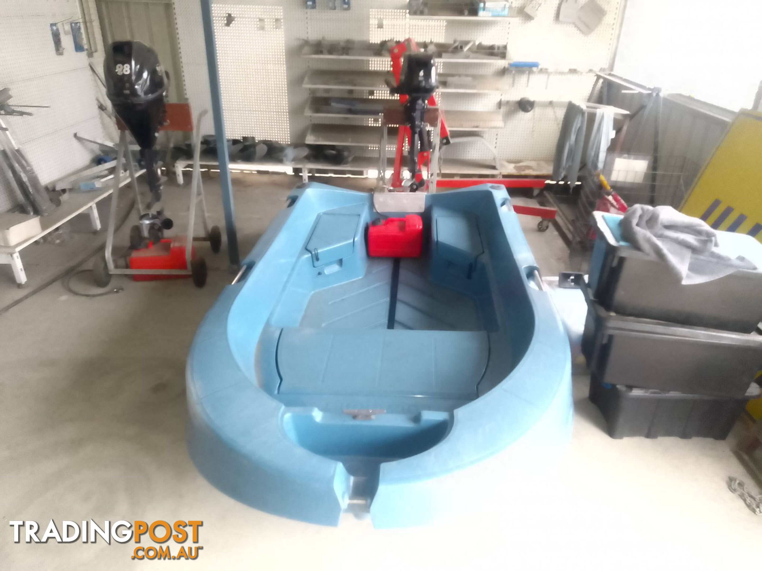 2022 POLYCRAFT 3M TUFFY RUNABOUT WITH 6HP 4 STROKE TOHATSU MOTOR