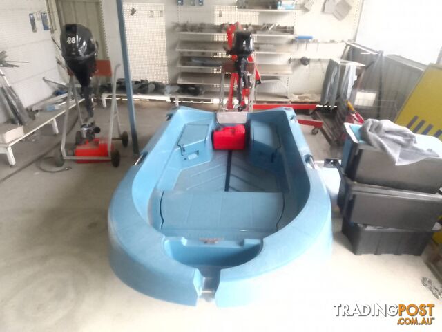 2022 POLYCRAFT 3M TUFFY RUNABOUT WITH 6HP 4 STROKE TOHATSU MOTOR