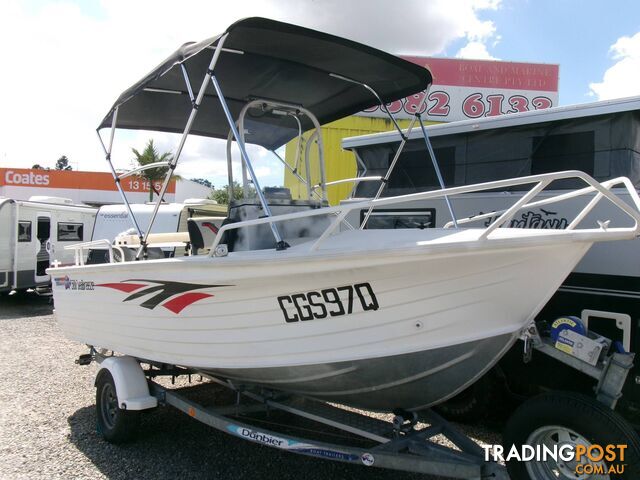 USED 1999 QUINTREX SEABREEZE 5MT CENTRE CONSOLE - POWERED BY A 2016 60HP YAMAHA...